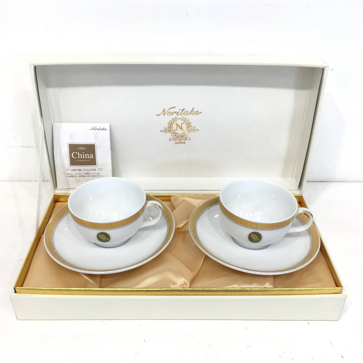 22R142 2 Noritake ノリタケ SENDAI ROYAL PARK HOTEL カップ＆ソーサー ペア 中古品_画像1