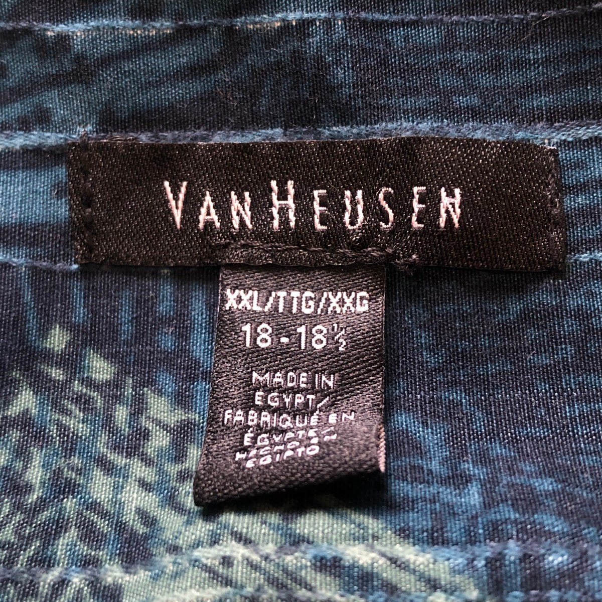 VAN HEUSEN バンヒューゼン　総柄 シャツ　※説明参照