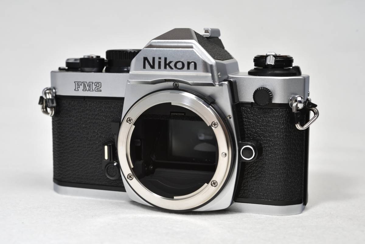 美品】Nikon ニコン New FM2シルバー後期型 清掃・簡易整備・モルト