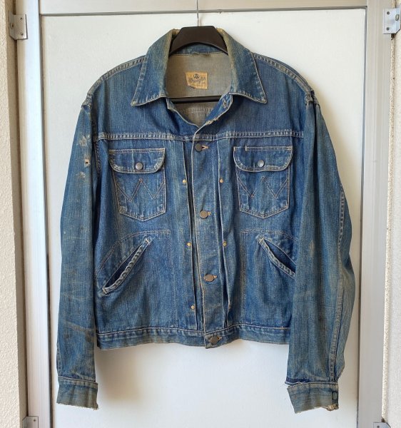 ラングラー【Wrangler 24MJ 】 50s 60s デニムジャケット ダメージ品