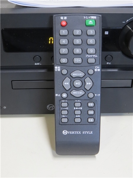 VERTEX ヴァーテックスマイクロシステムコンポ BTMC-V002 CD再生・USB再生・FMラジオ視聴・CDからUSBへ録音・Bluetooth  通販
