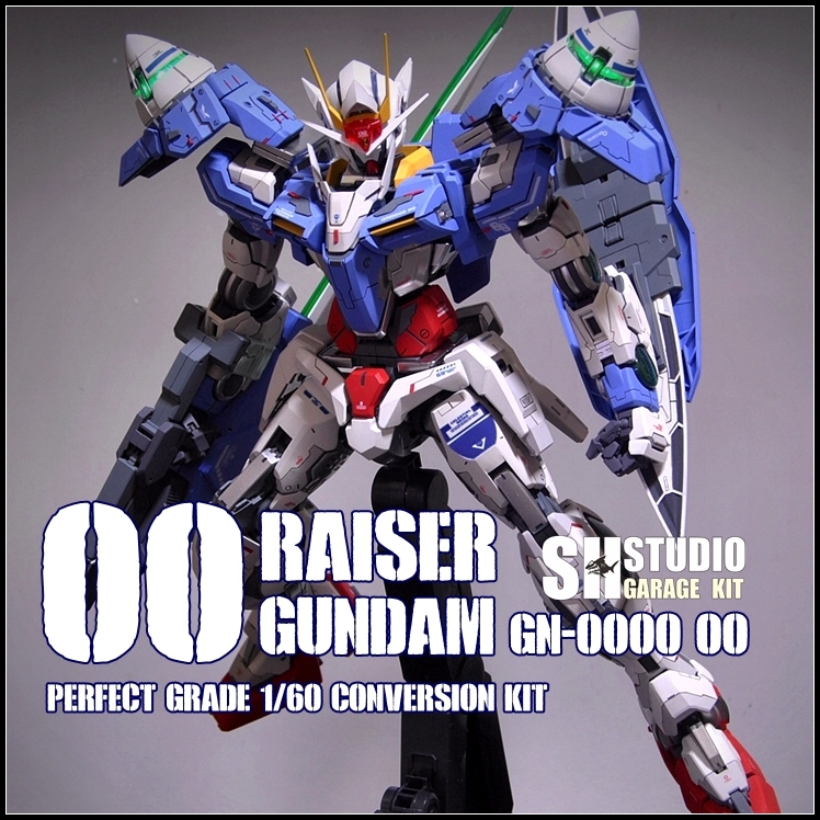 【新品未開封・送料無料】 GN-0000 ダブルオーガンダム 改造パーツ SH-STUDIO社製 PG 1/60 機動戦士ガンダムOO(ダブルオー)
