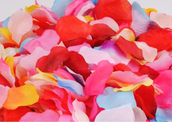 フラワーシャワー 結婚式 8色MIX　造花 花びら ウエディンググッズ ２次会 パーティー お祝い たっぷり1100枚_画像1