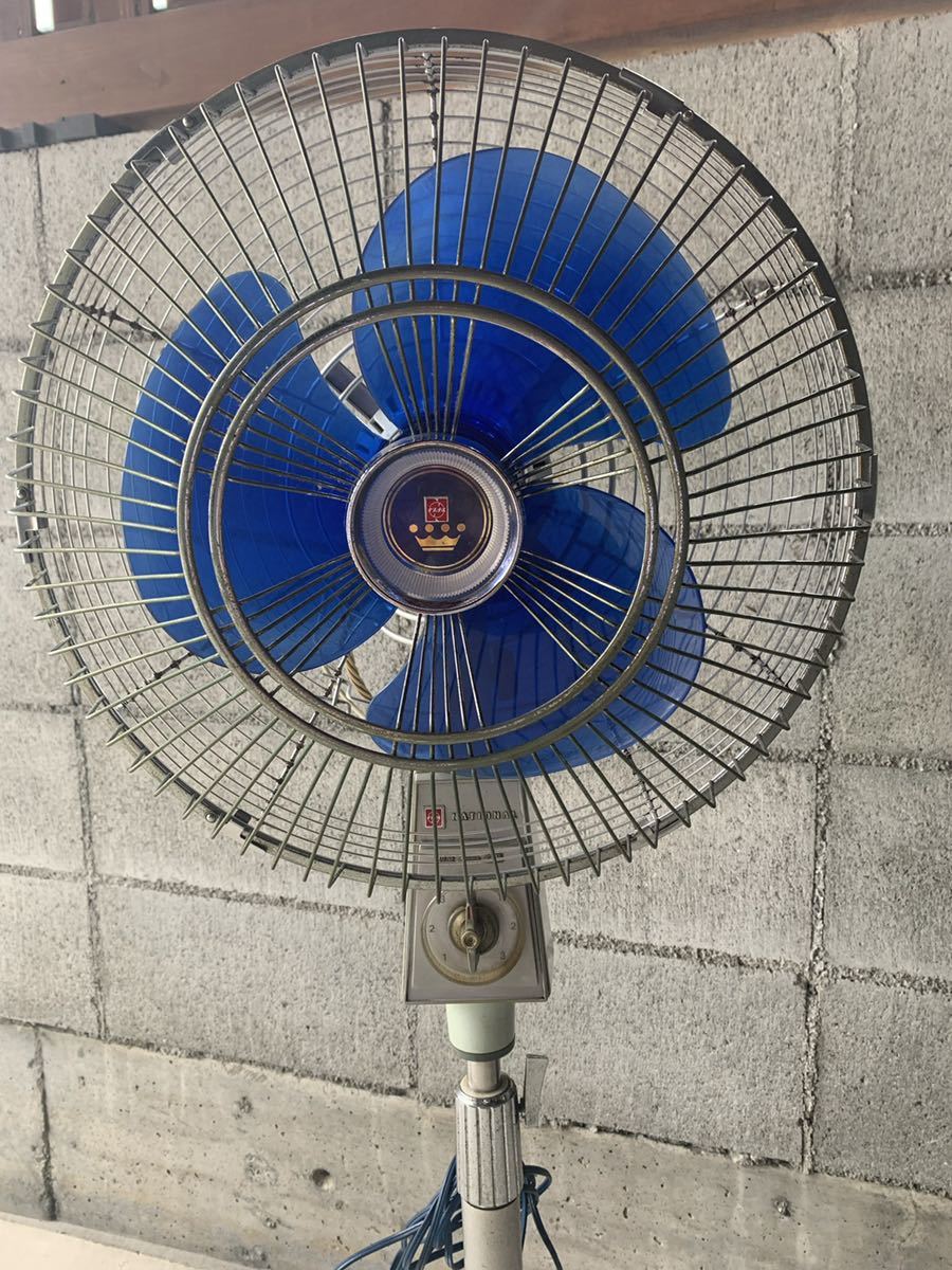 昭和レトロ 大型扇風機 National ナショナル ELECTRIC FAN TYPE F-30VR