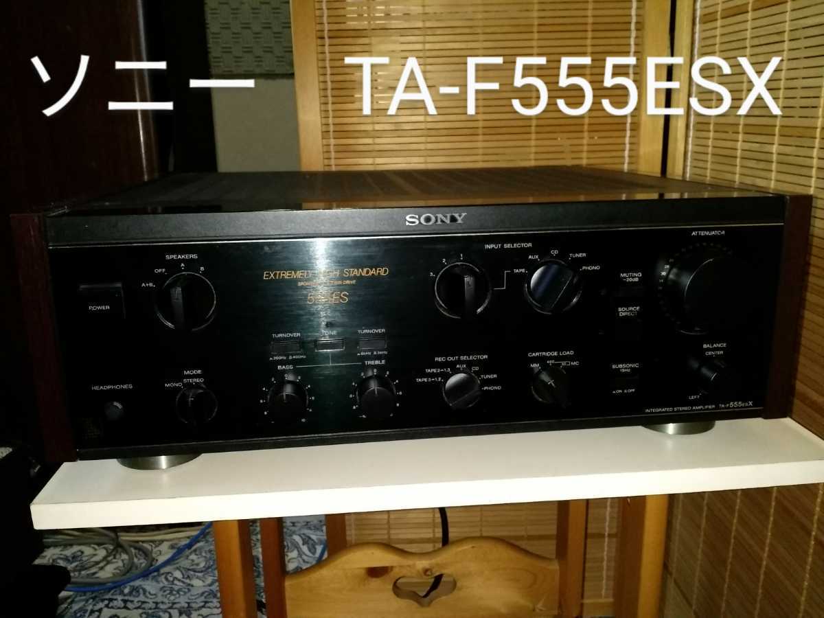 SONY 完全動作美品】【SONYプリメインアンプTA-F555ESX】取説(コピー