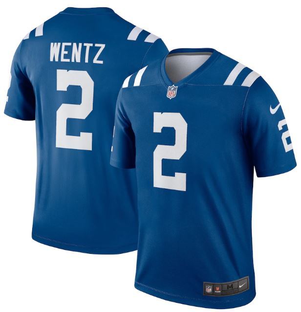 BF50)NIKE Indianapolis Colts Carson Wentzゲームシャツ/フットボールシャツ/NFL/インディアナポリス・コルツ/3XL