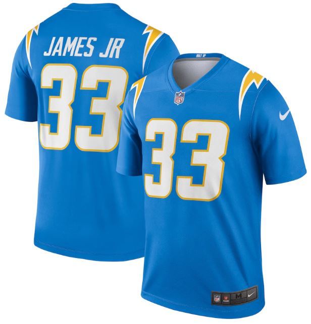 BF49)NIKE Los Angeles Chargers Derwin James ゲームシャツ/フットボールシャツ/NFL/ロサンゼルス・チャージャーズ/2XL/