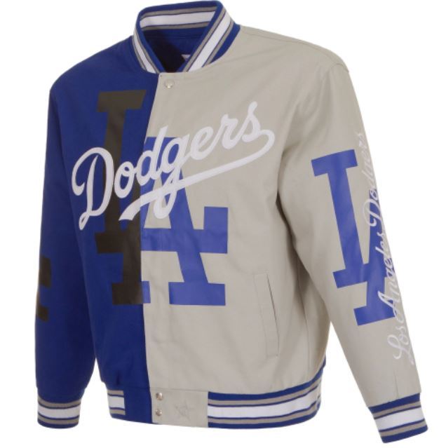 BF40)JH Design Los Angeles Dodgersツイルジャケット/ロサンゼルス・ドジャース/L/MLB/USサイズ