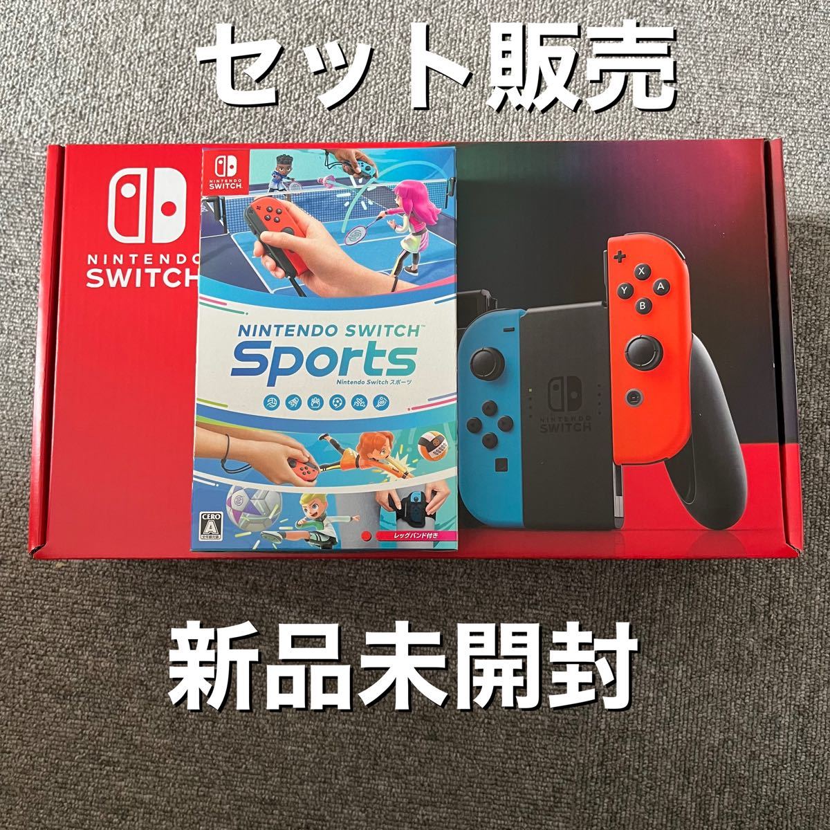 Nintendo Switch Joy-Con（L）ネオンブルー/（R）ネオンレッド nintendo sports セット販売