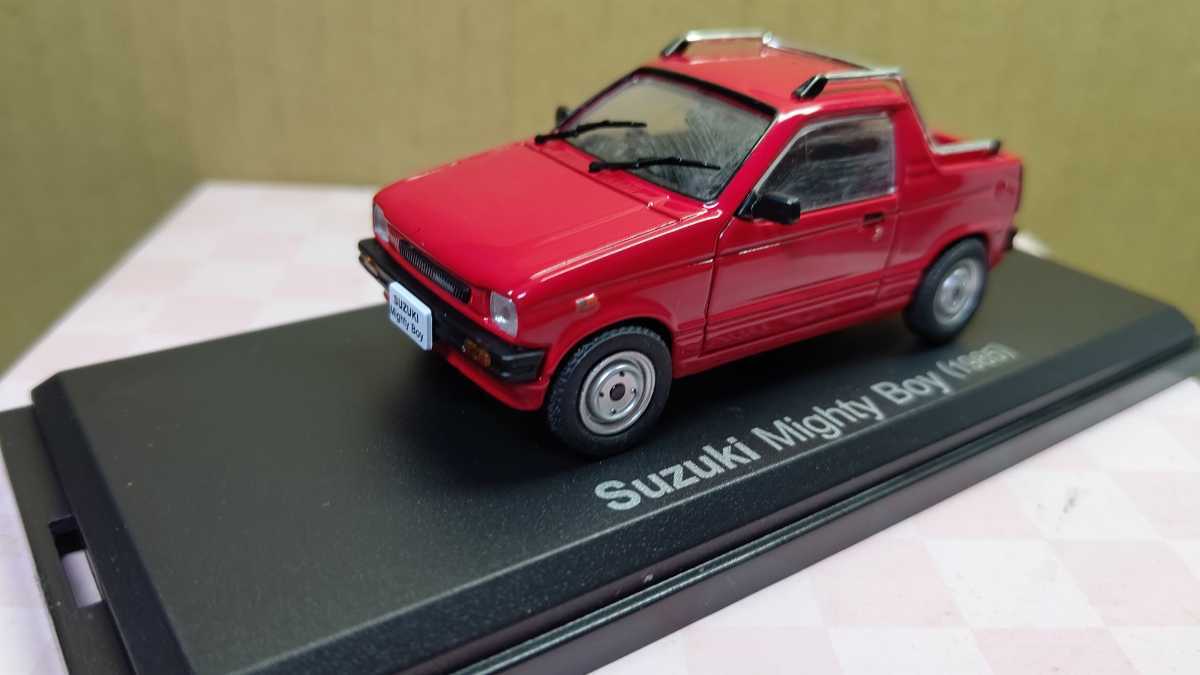 100 円スタート Suzuki Mighty Boy 1985 スズキ　スケール　1/43 国産名車コレクション_画像1