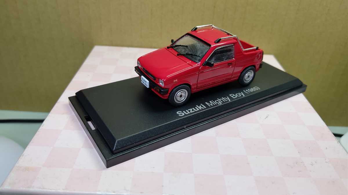 100 円スタート Suzuki Mighty Boy 1985 スズキ　スケール　1/43 国産名車コレクション_画像2