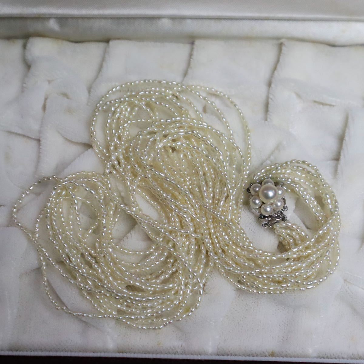 貴重 タサキ TASAKI 田崎真珠 砂ケシパール ネックレス アコヤ 貴重 タサキ TASAKI 田崎真珠 砂ケシパール ネックレス アコヤ