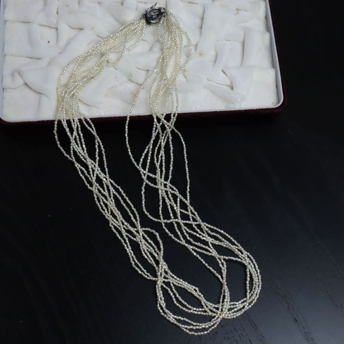 貴重 タサキ TASAKI 田崎真珠 砂ケシパール ネックレス アコヤ 貴重 タサキ TASAKI 田崎真珠 砂ケシパール ネックレス アコヤ