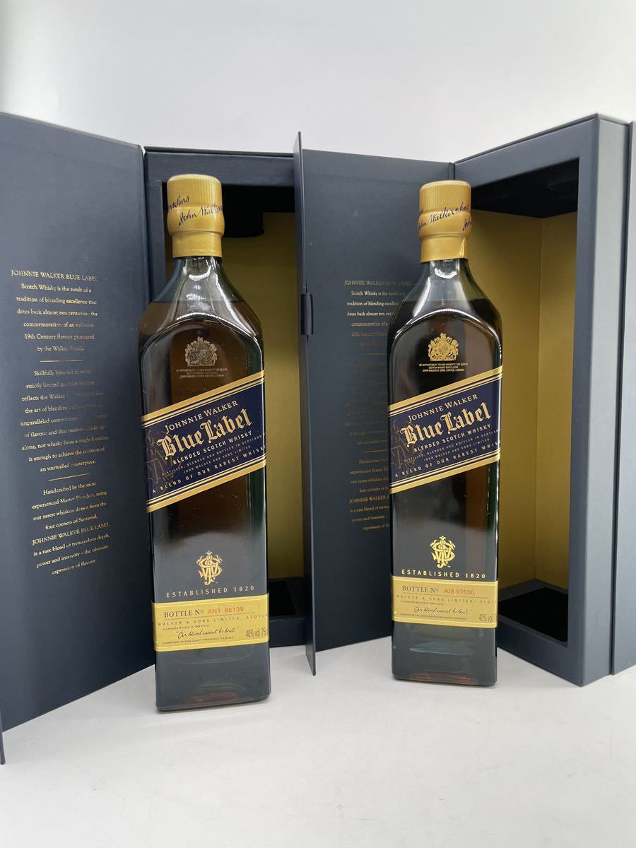 A-7 古酒 ジョニーウォーカー Johnnie Walker ブルーラベル BLUE LABEL