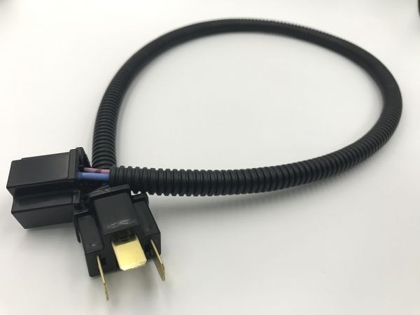 【H4 ヘッドライト 延長 ハーネス】電線 カプラー 検索用) グロム フォーサイト フュージョン SR400 SRX4 TZR250 V-MAX CB400N CB400F_画像2