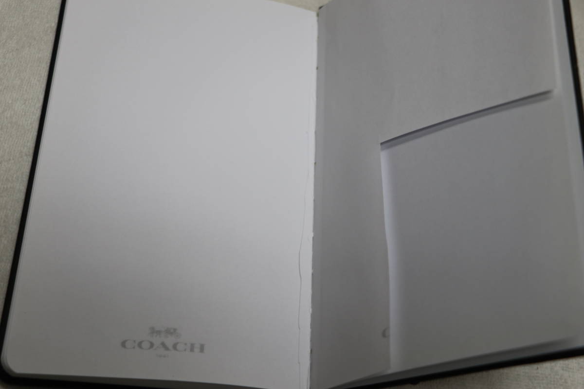 COACH メモ帳 ジャンク 送料180円~_画像3