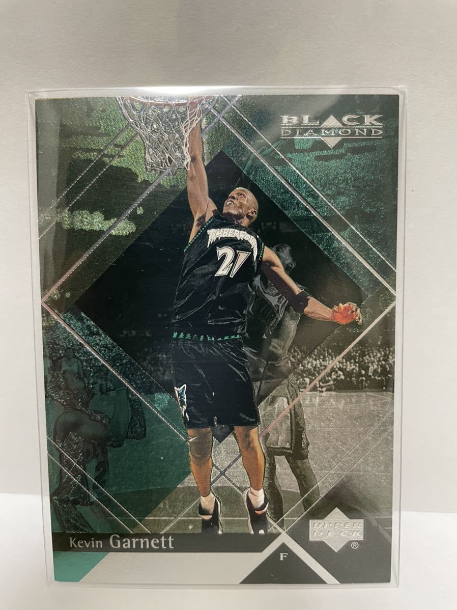 NBAカード　ケビン・ガーネット　KEVIN GARNETT BLACK DIAMOND UPPER DECK 【ウルブズ時代】