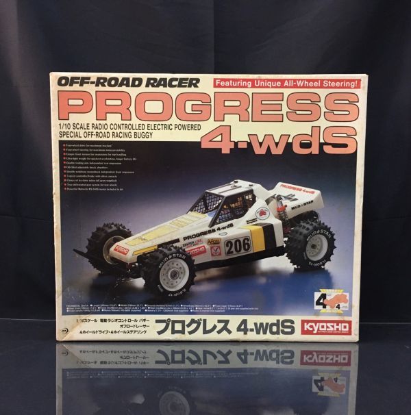 DEb515Y2 ラジコン 当時物 京商 1/10 プログレス 4-wdS オフ