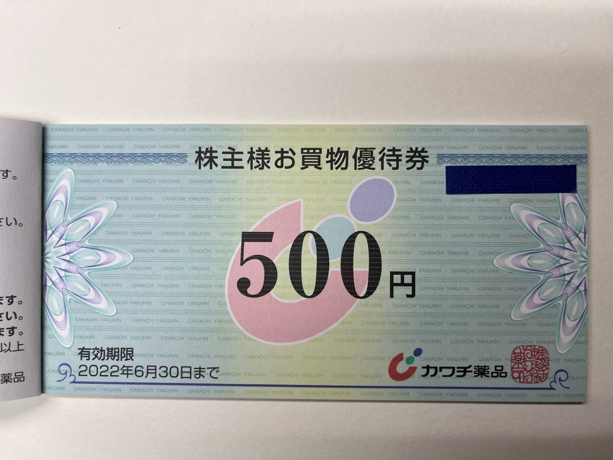 ★☆カワチ薬品 株主優待券　5,000円分送料無料①☆★_画像2