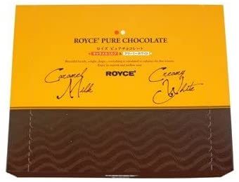 【ROYCE】チョコのコクがあります！　ロイズピュアチョコレート[キャラメルミルク＆クリーミーホワイト] １箱_画像1