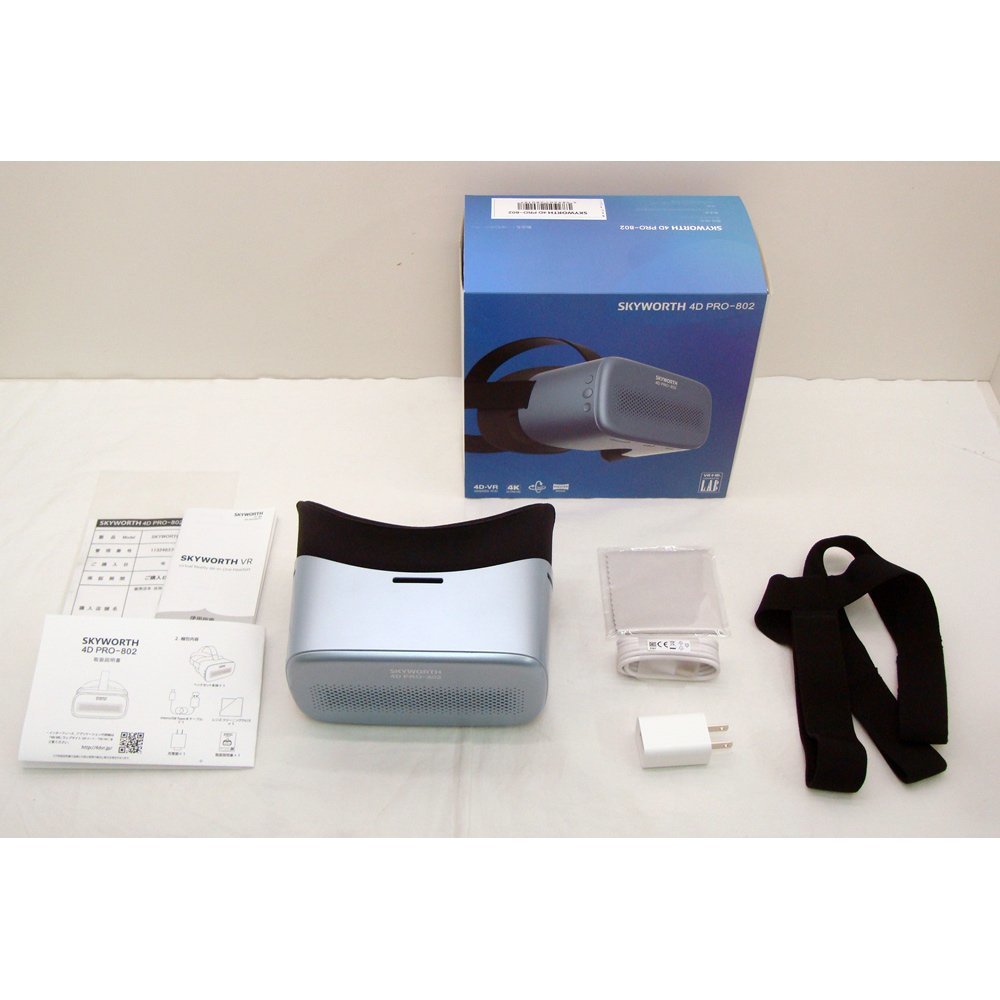 SKYWORTH 4D PRO-802 4K Ultra HD VRゴーグル 動作確認済 現状品【80