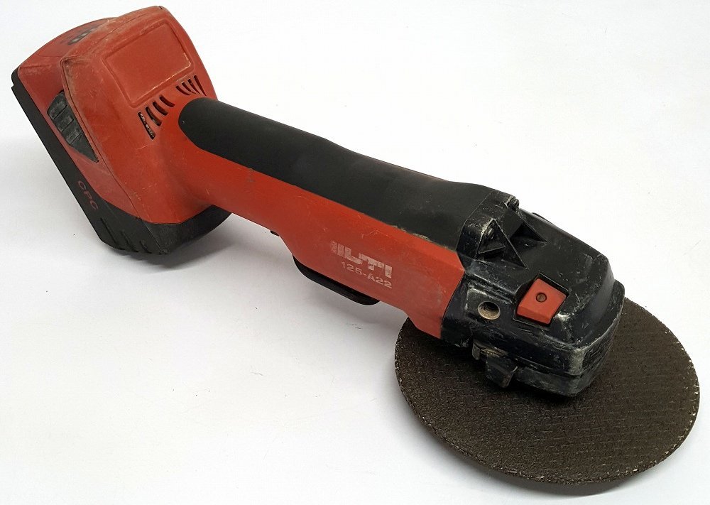 ☆【】HILTI ヒルティ 充電式アングルグラインダー AG125-A22 充電器欠