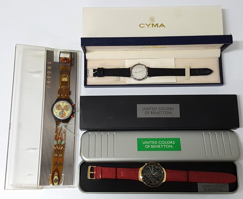 ★【ジャンク】【中古】CASIO SEIKO CITIZEN NIXON FOSSIL 他 腕時計 置時計 まとめ売り【100サイズ】【福山店】_画像5