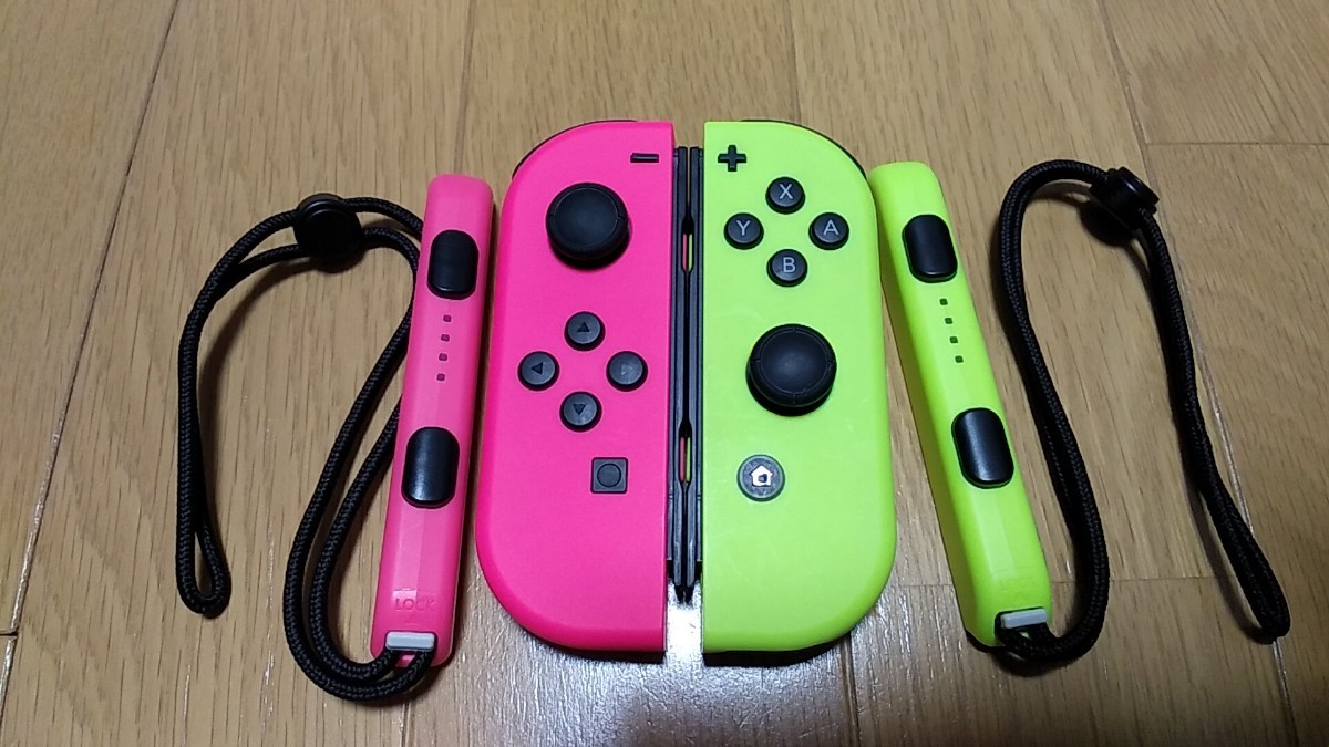 Joy-Con+ ストラップ（ネオンピンク/ネオンイエロー）