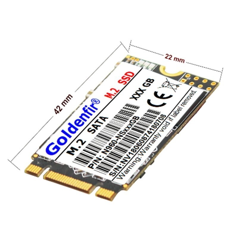 新品$即決!SSD Goldenfir M.2 512GB 2242 新品未開封 高速 SATA3 TLC 3D NAND 内蔵 デスクトップ ノートPC_画像4