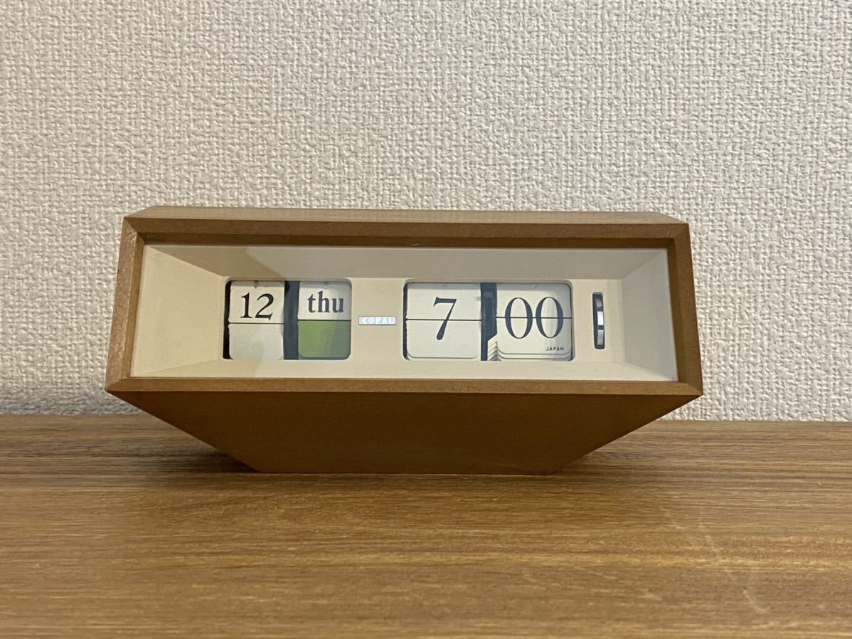 COPAL Caslon 602 パタパタ時計 昭和レトロ kunel スペースエイジ 渡辺