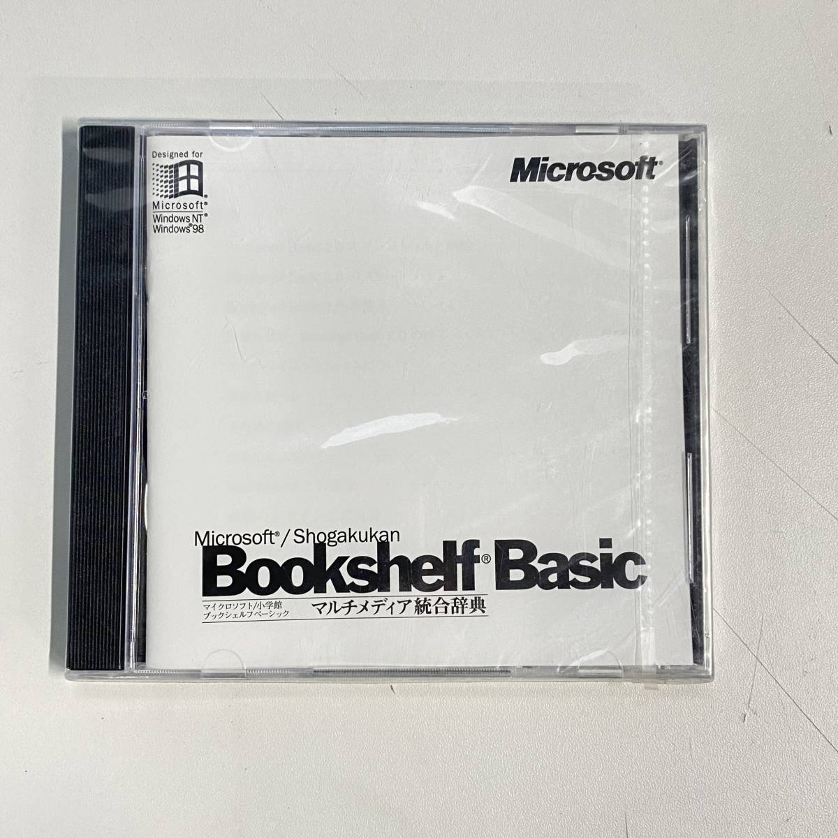 マルチメディア統合辞典 Microsoft/Shogakukan Bookshelf Basic シュリンク付き未開封　Windows_画像1