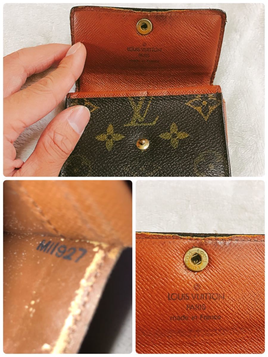 シリアル刻印ありVUITTON モノグラム コインケース シリアル刻印ありVUITTON モノグラム コインケース