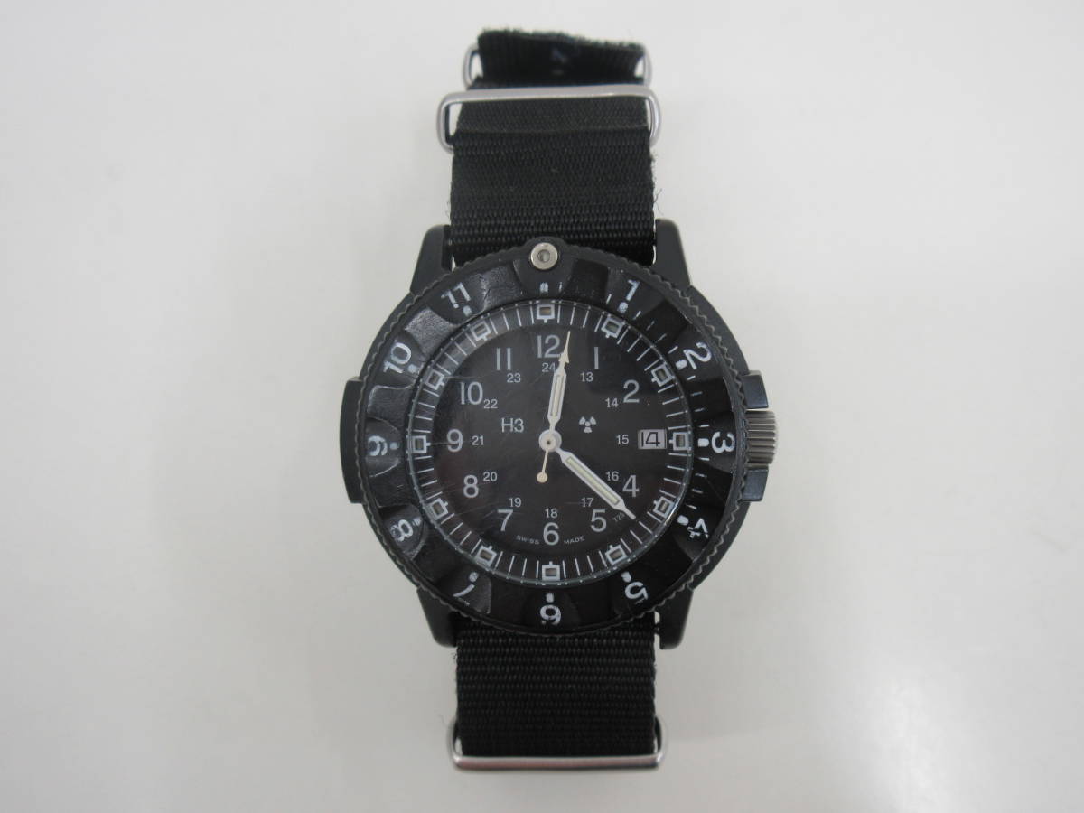 動作品　traser トレーサー　MIL-W-46374F　クォーツ　メンズ腕時計　ミリタリーウォッチ