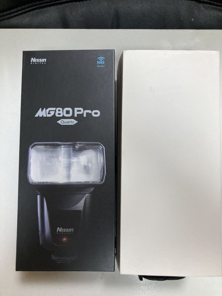 Nissin MG80 Pro (リチウムイオン電池、充電器、ミニソフトボックス