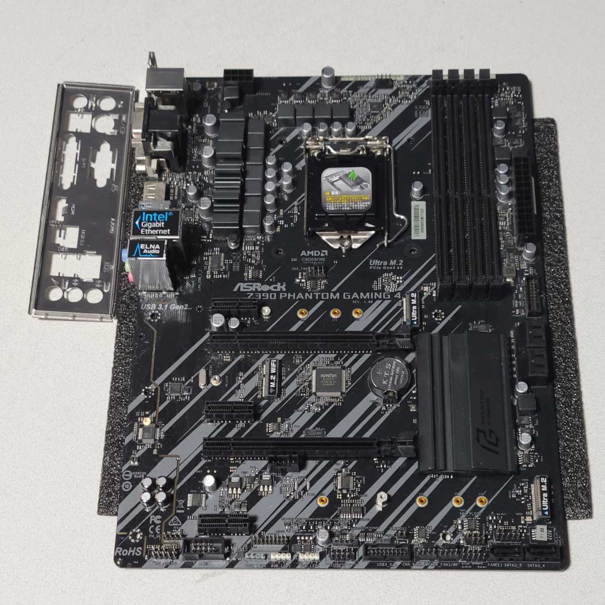 ASRock Z390 PHANTOM GAMING4 IOパネル付属 LGA1151 ATX ASRock Z390 PHANTOM GAMING4 IOパネル付属 LGA1151 ATX