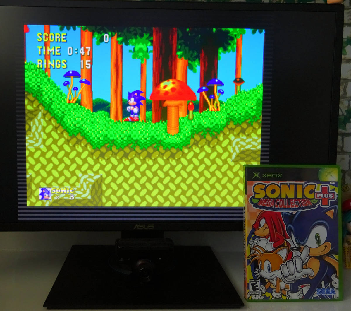  Sonic mega collection plus ( day britain . version ) SONIC MEGA COLLECTION + PLUS North America version * XBOX / XBOX 360 soft 