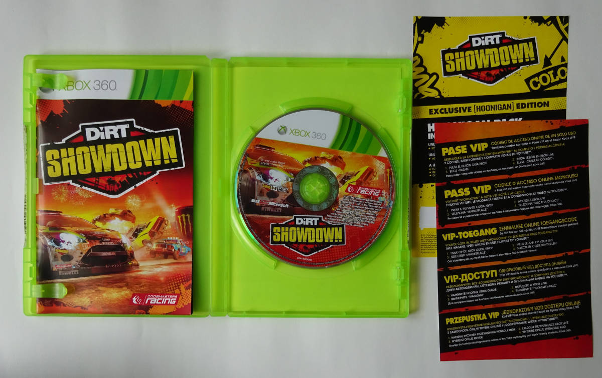 ダートショーダウン DIRT SHOWDOWN RACING EU版★ XBOX 360 / XBOX ONE / SERIES X