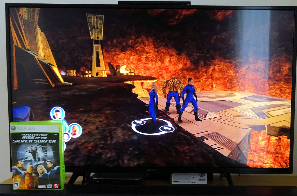 ファンタスティック４: ライズ・オブ・ザ・シルバーサーファー FANTASTIC FOUR 4 Rise of the Silver Surfer 北米版 ★ XBOX 360 