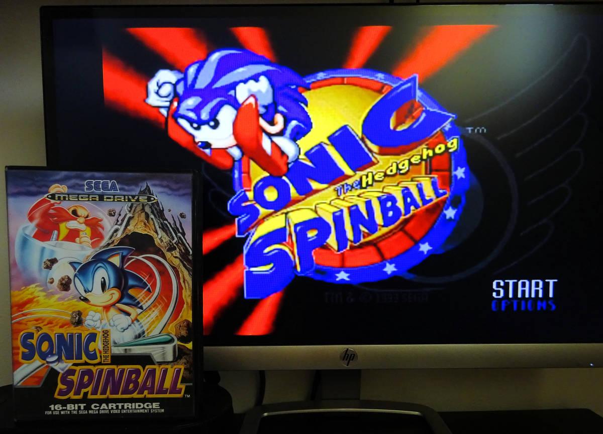 MD ソニックスピンボール SONIC SPINBALL EU版 セガメガドライブ MD ソニックスピンボール SONIC SPINBALL EU版 セガメガドライブ