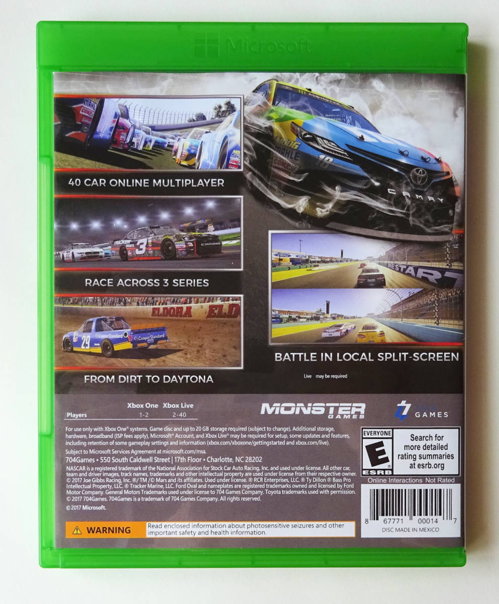 ナスカー・ヒート2 NASCAR HEAT 2 北米版 ★ XBOX ONE / SERIES X