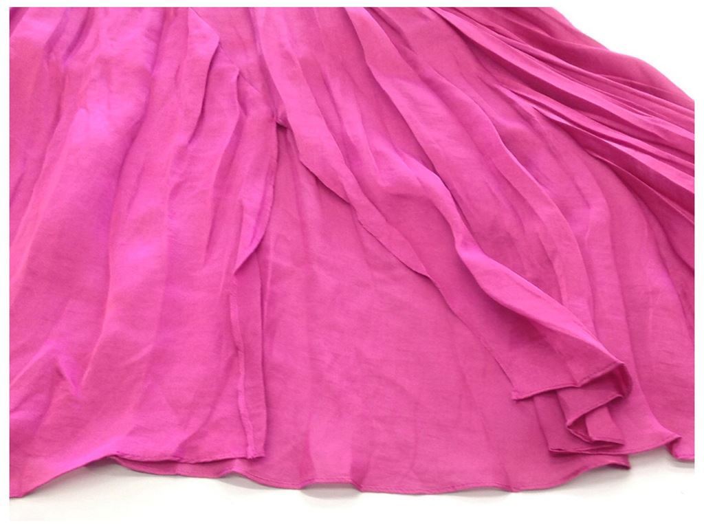 【中古】【送料無料】ダイアグラム Diagram ロングスカート ランダム プリーツ ピンク レディース サイズ36_画像3