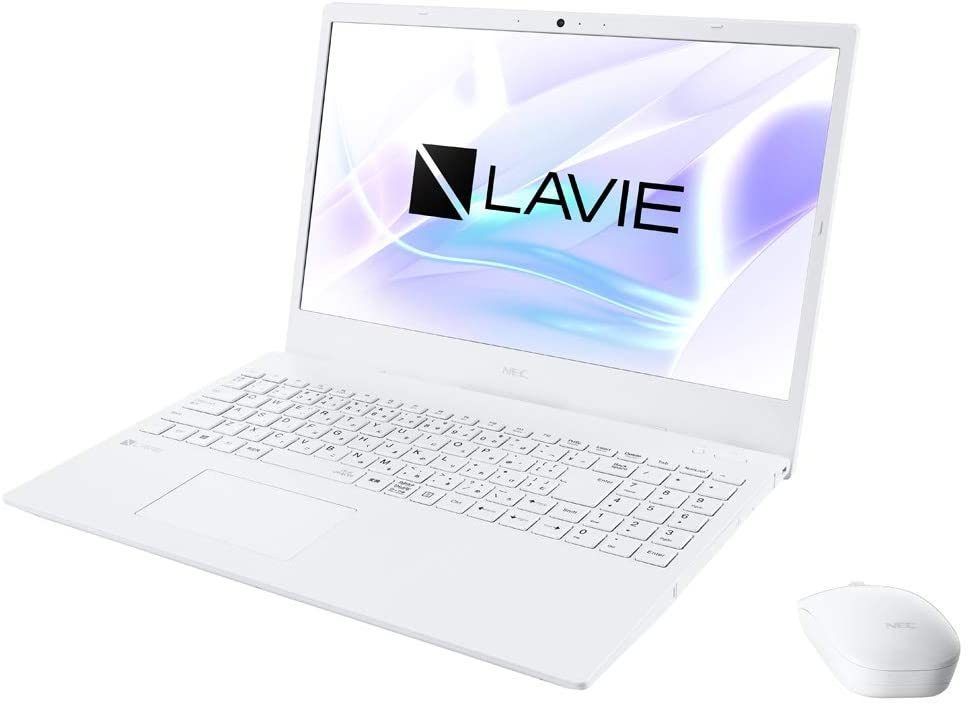 NEC ノートパソコン LAVIE N15 パールホワイト PC-N1565AAW