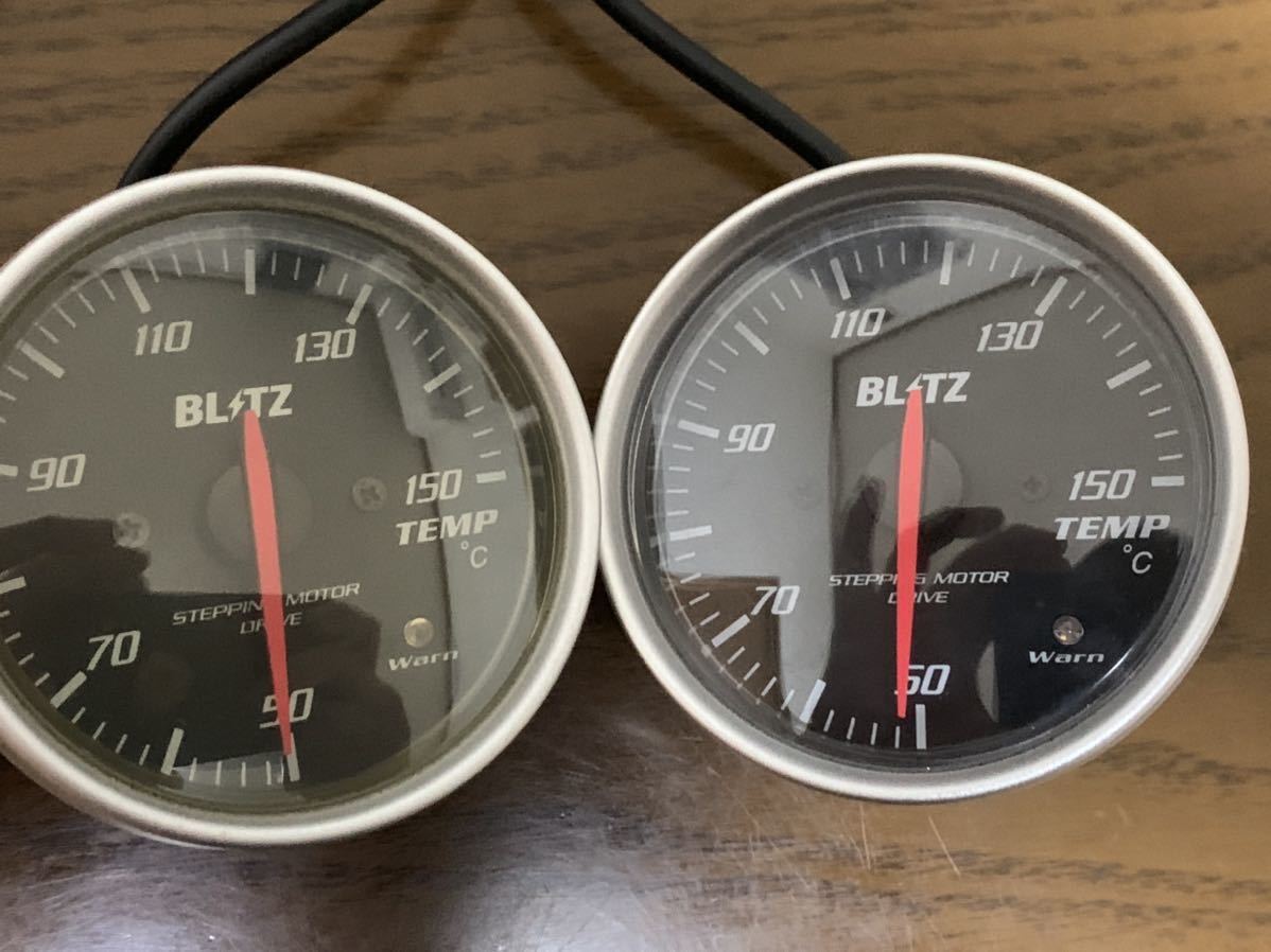 BLITZ boost controller oil pressure gauge water temperature gage oil temperature gauge 4 point set 60 pie 60 Blitz additional meter after market meter turbo-meter thermometer 