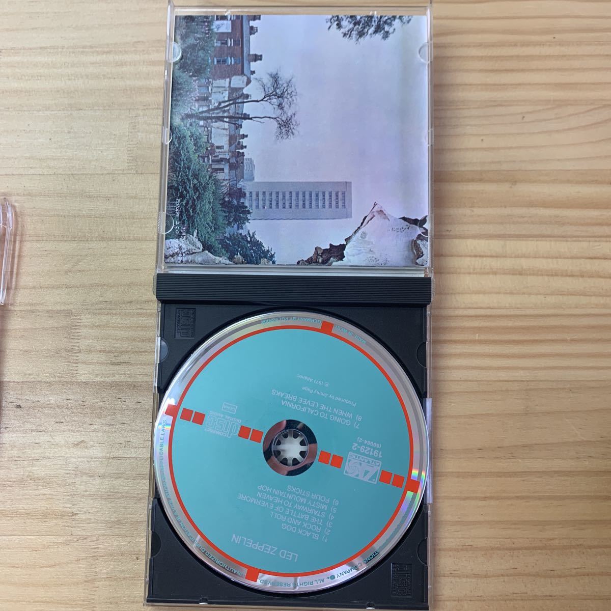 金シール帯 CD レッド・ツェッペリン Led Zeppelin 「IV」 38XP-3 西ドイツプレス ターゲットCD Target CD 旧規格 初版 5