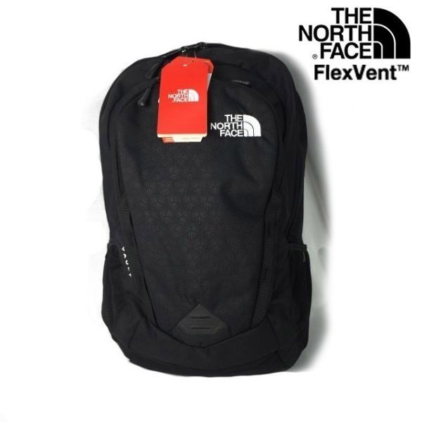 1円～!売切!【正規新品】THE NORTH FACE◆VAULT◆リュック バックパック US限定 ロゴ刺繍 男女兼用 通学 アウトドア PC(27L)黒 180626-28_画像1