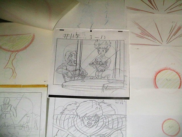  Dragon Ball Z autograph original picture 19 sheets * layout copy 3 sheets 22 sheets all together *14 sheets stapler cease contains / inspection ; Monkey King .... Dr. Slump 