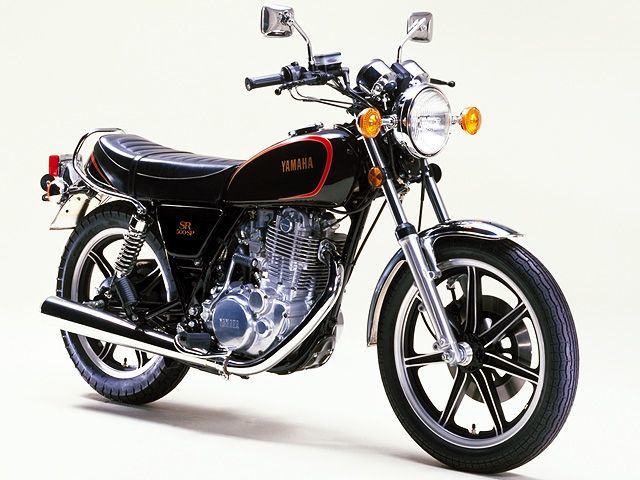 YAMAHA ヤマハ SR400 SR500 初期 型 純正 品 バック ミラー 左 右