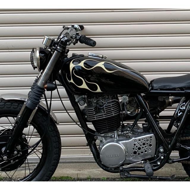 贈り物 SR400 / 500 フロントフォークカバー ナチュラル - パーツ