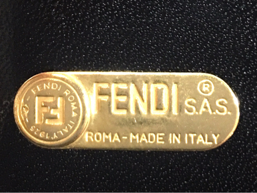 新品同様 フェンディ ズッカ柄 2つ折り財布 キャンバス×レザー がま口 ブラウン 保存箱付き FENDI_画像6