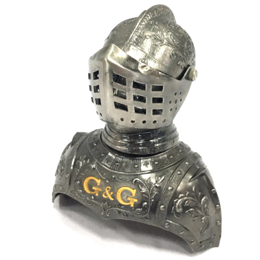 G&G ニッカウヰスキー ニッカウィスキー ボトルキャップ 鎧兜 甲冑ボトルキャップ 高さ15cm QT056-87